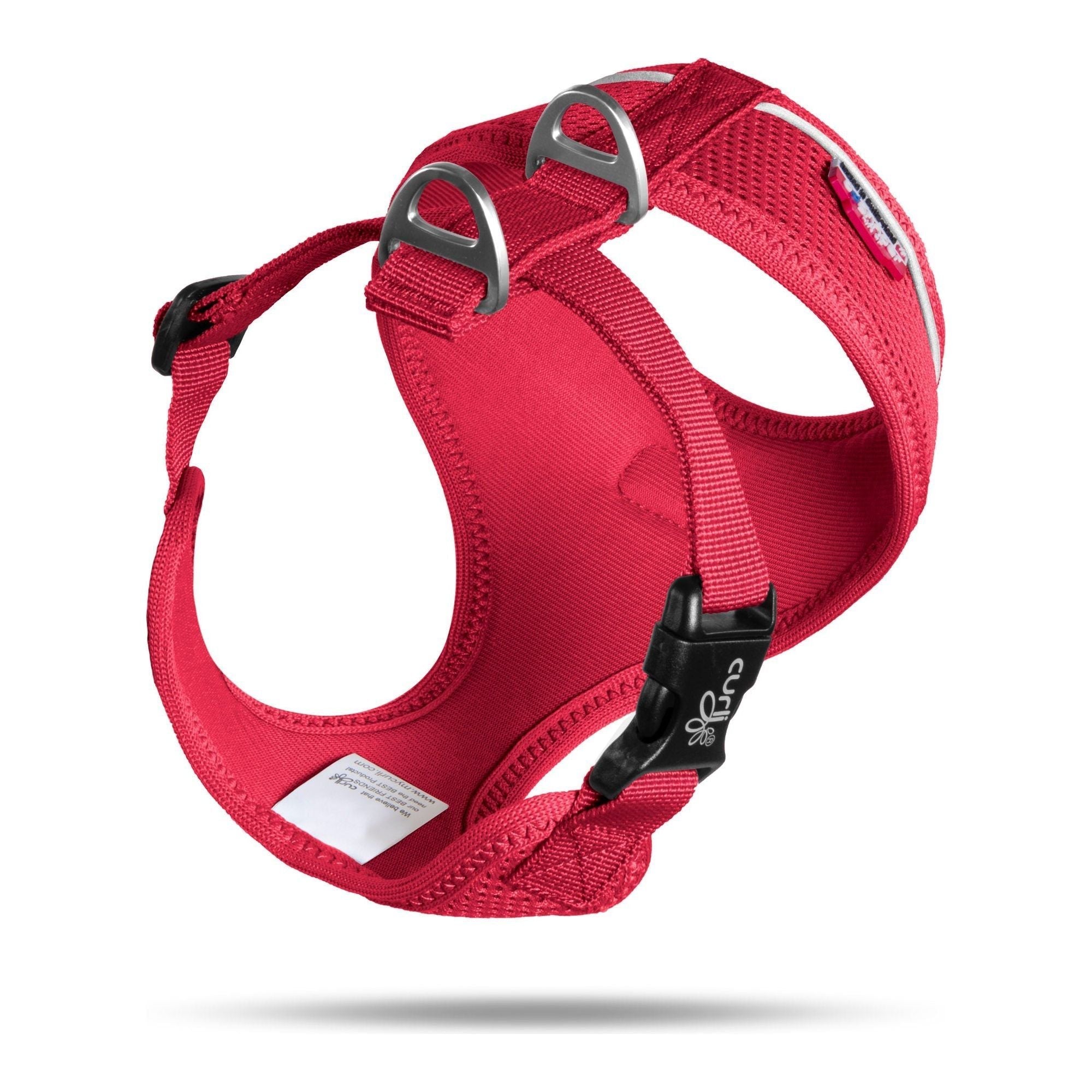 Curli Basic Hundsele Air-Mesh Röd
