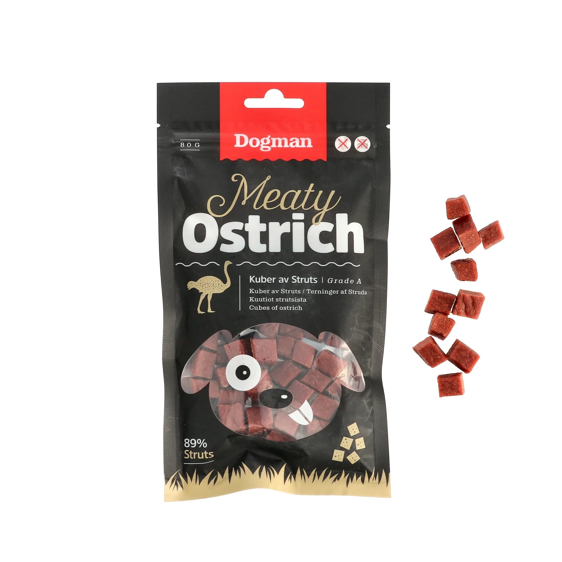 Dogman Meaty Kuber av Struts
