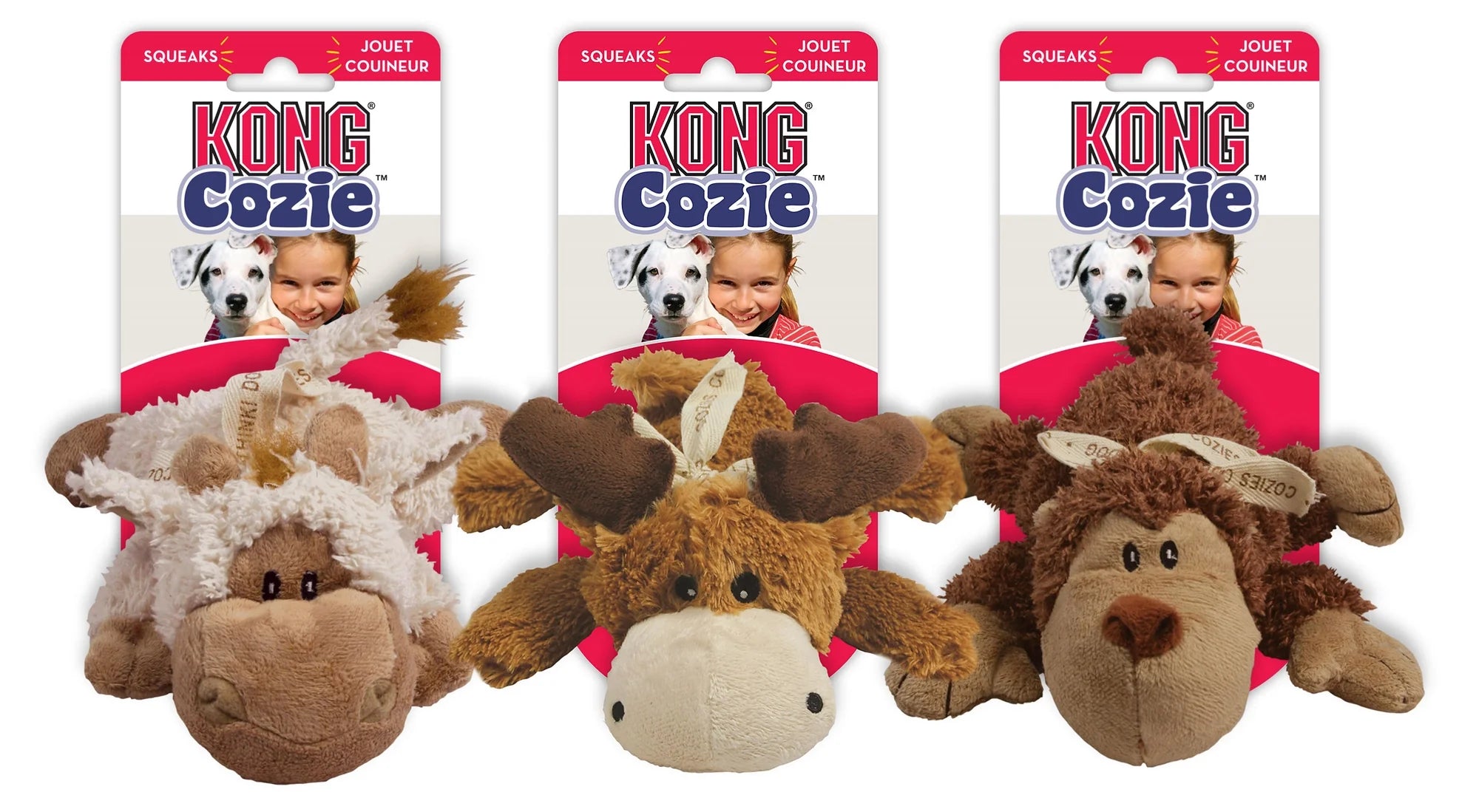 KONG Leksak Cozie Naturals