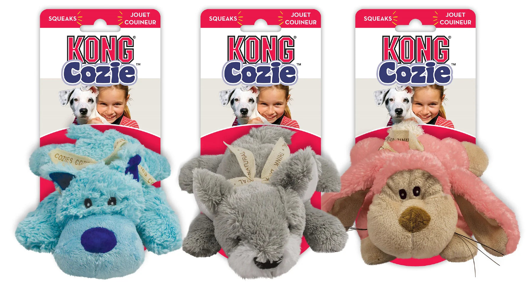 KONG Leksak Cozie Pastels