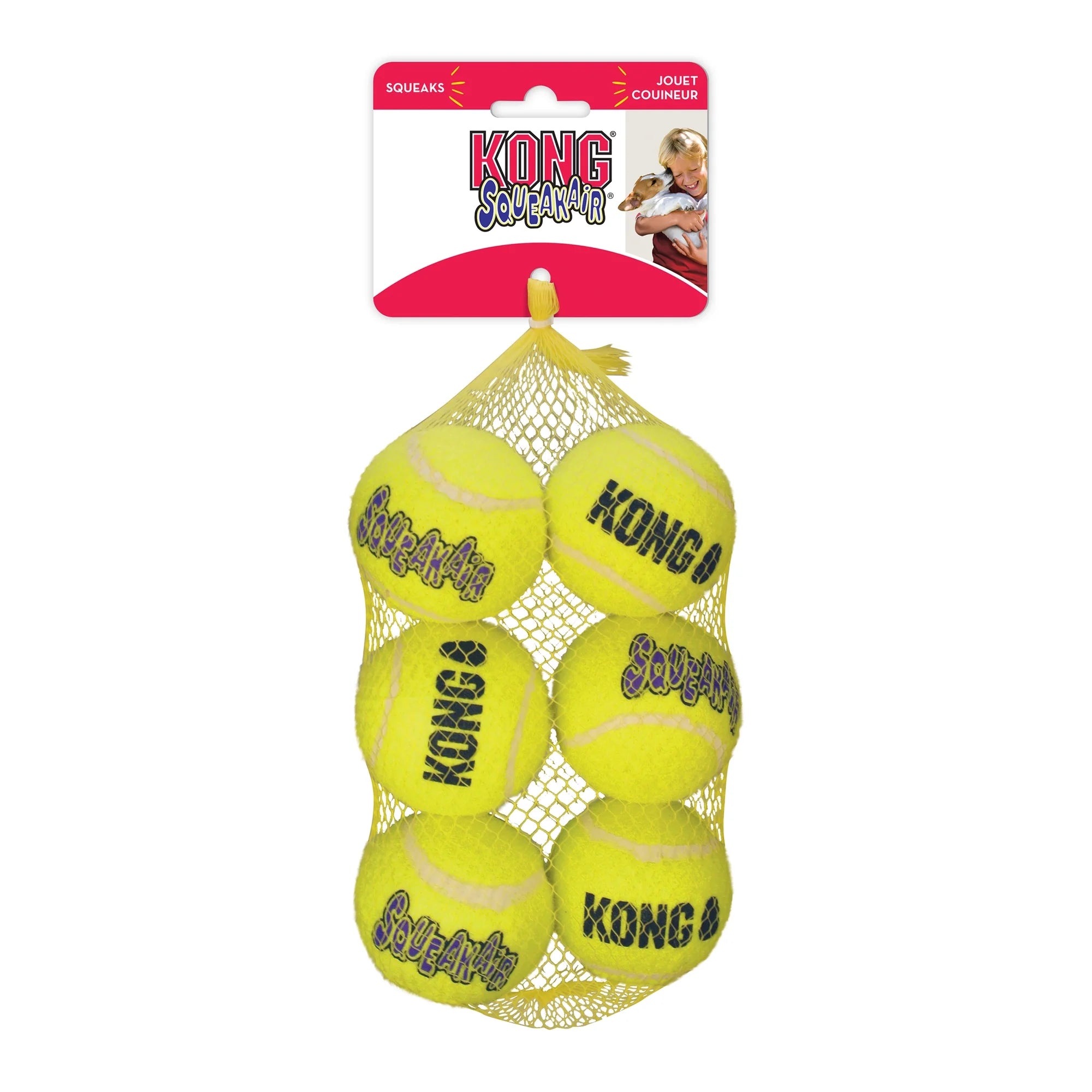 Kong Leksak SqueakAir Balls 6p