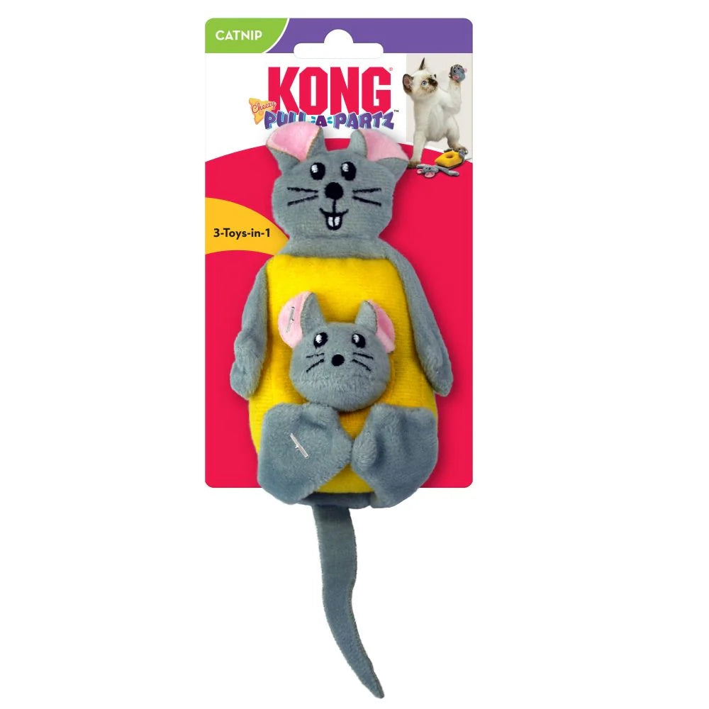 KONG Leksak Pull-A-Partz Cheezy