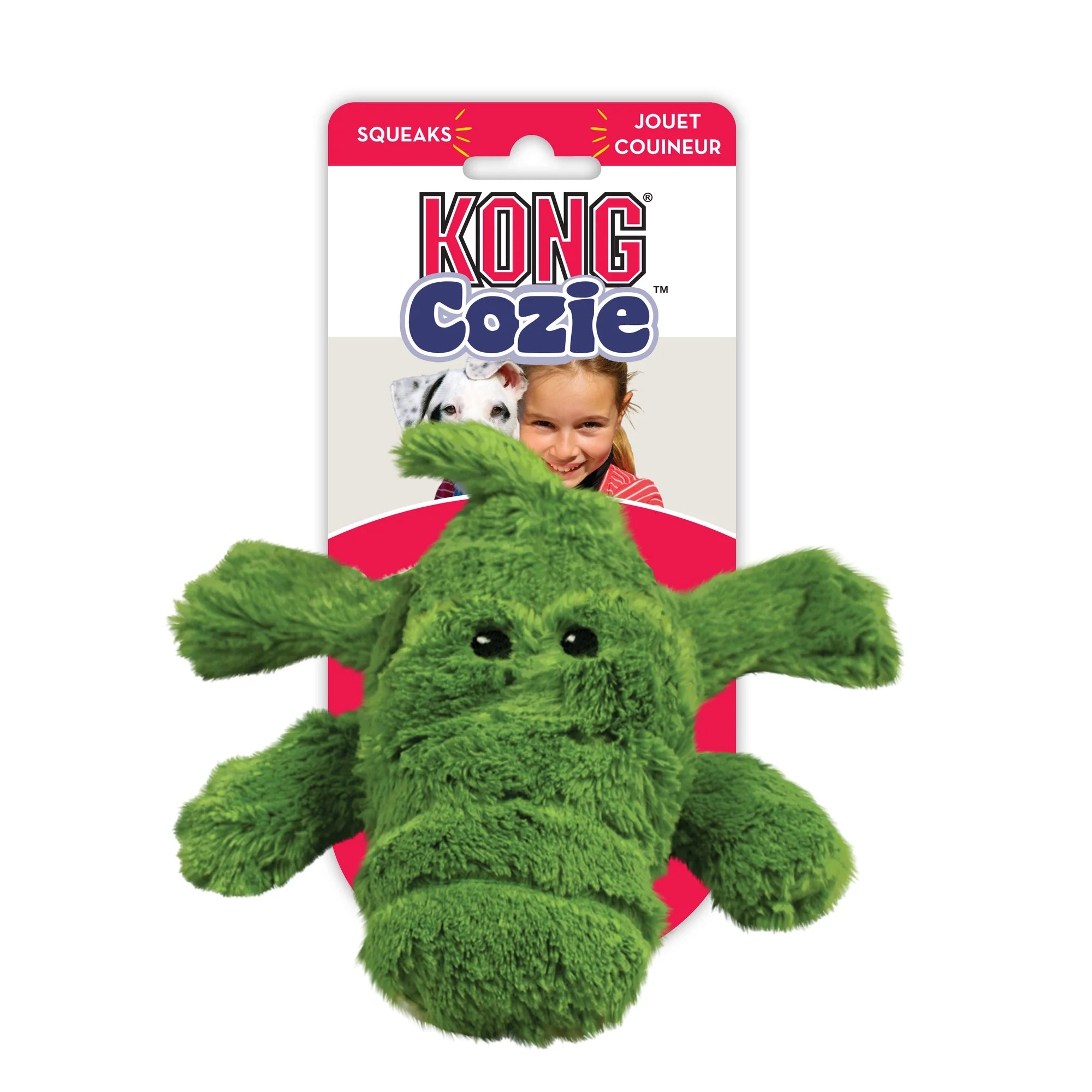 KONG Leksak Cozie Ali Alligator