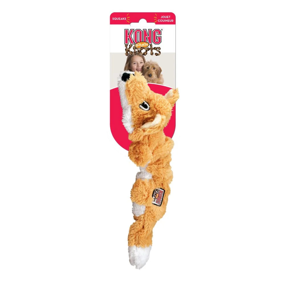 KONG Leksak Scrunch Knots Fox