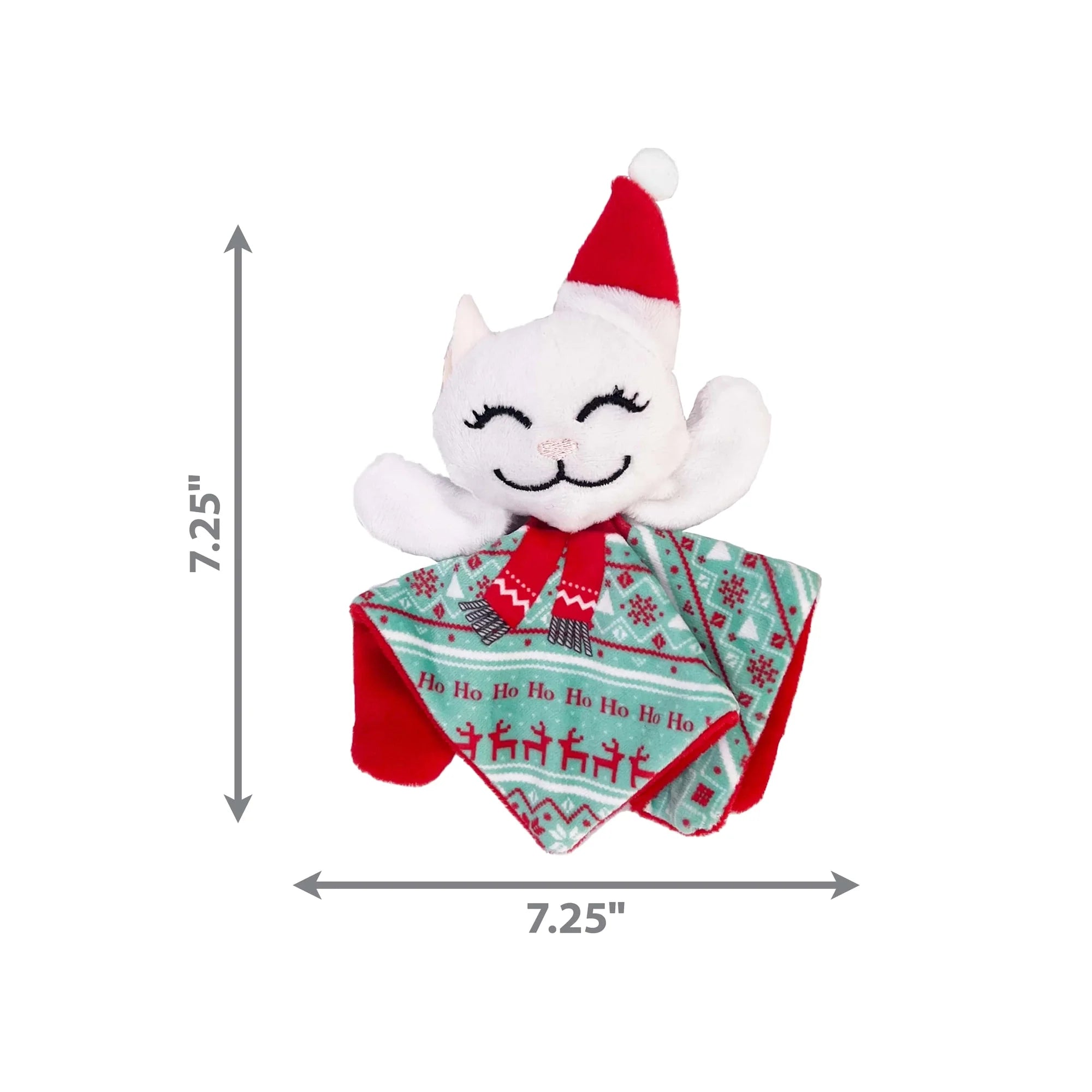 KONG Holiday Crackles Santa Kitty