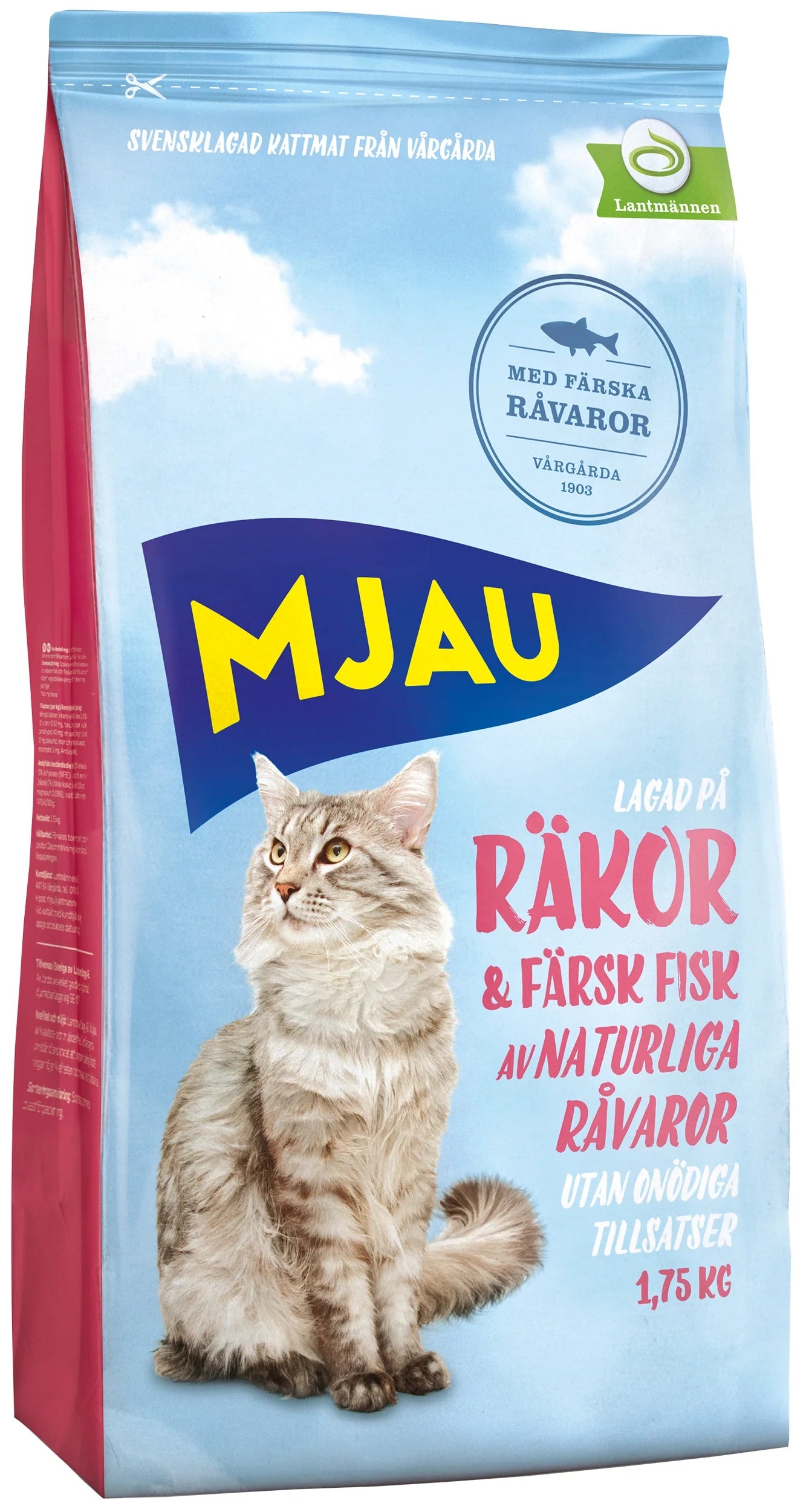 Mjau Torrfoder Räkor