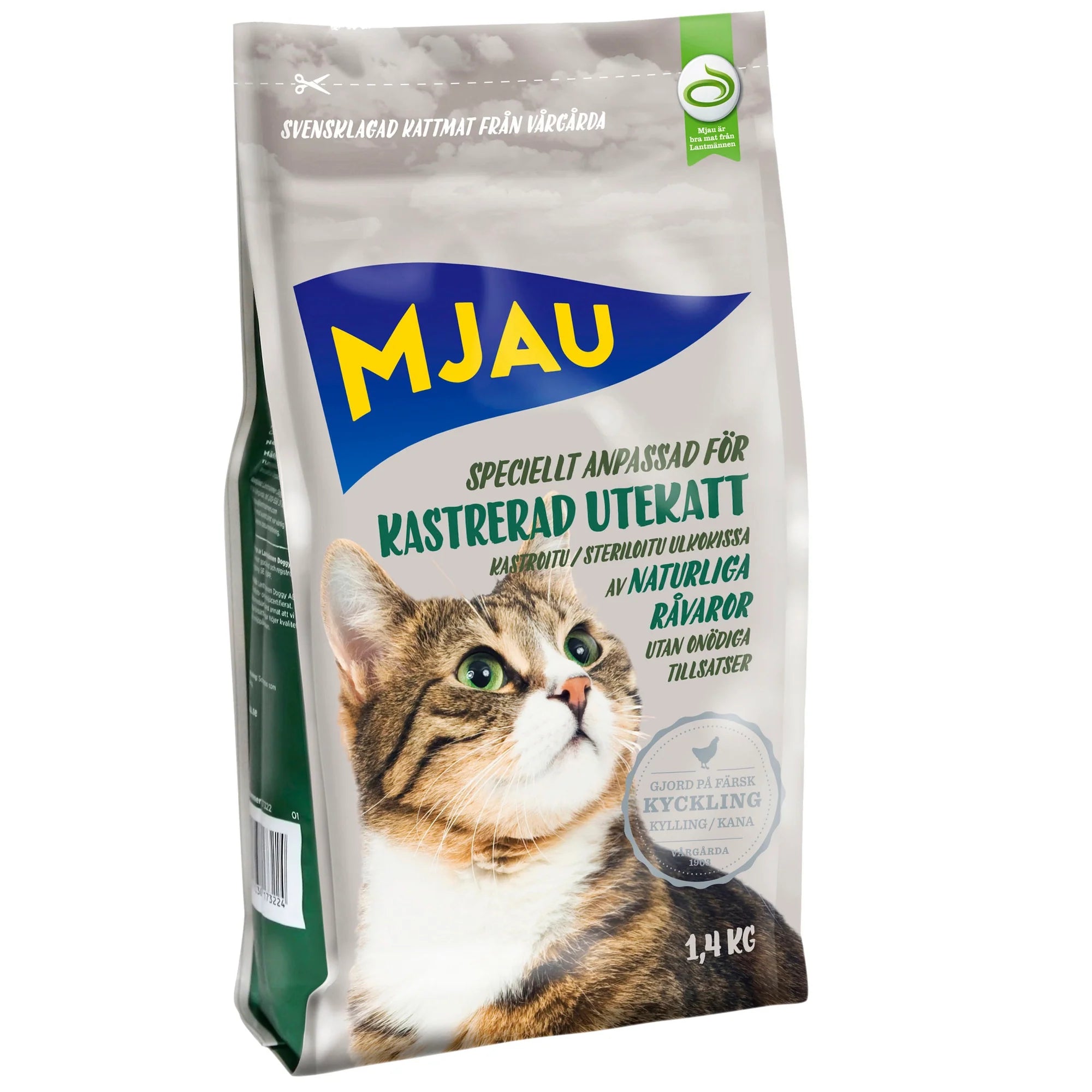 Mjau Torrfoder Kastrerad Utekatt