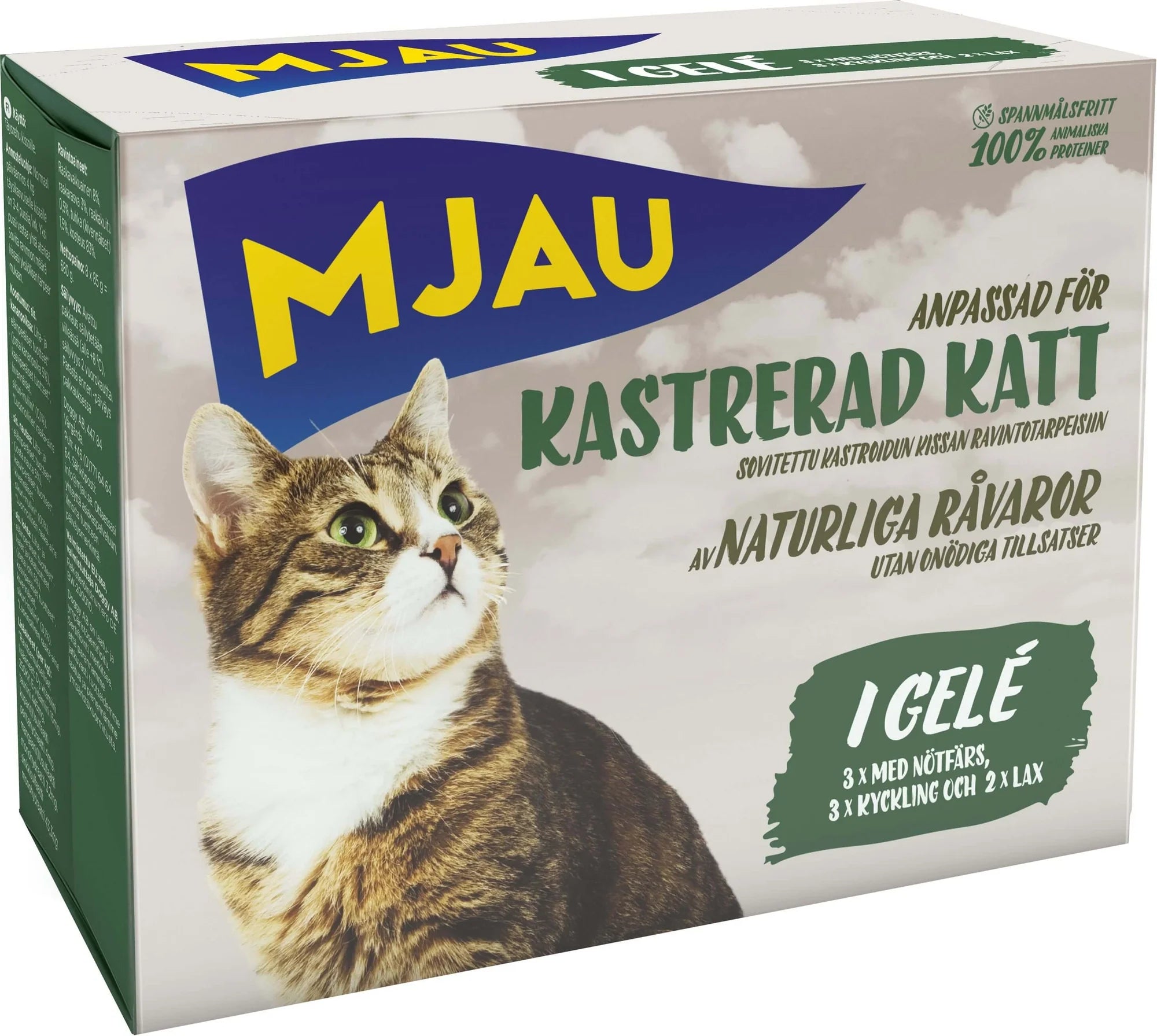 Mjau Bitar i Gelé med K, O, F, Mix