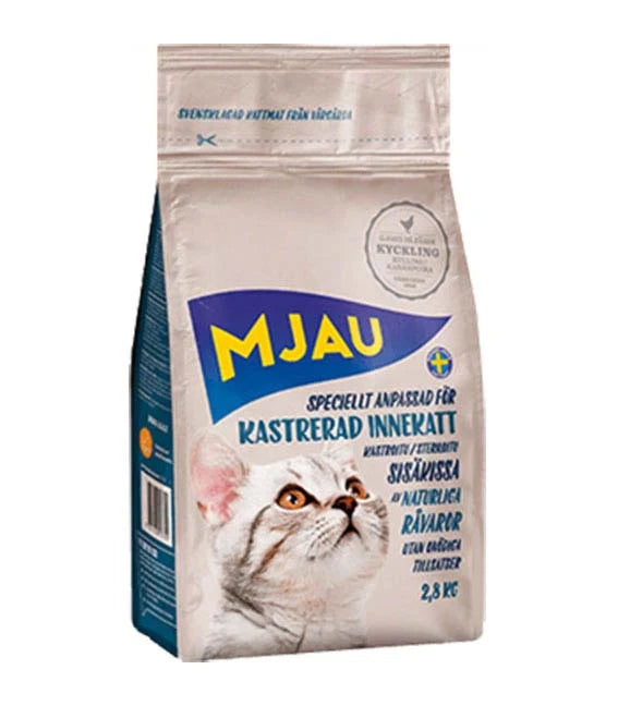 Mjau Torrfoder med Kyckling