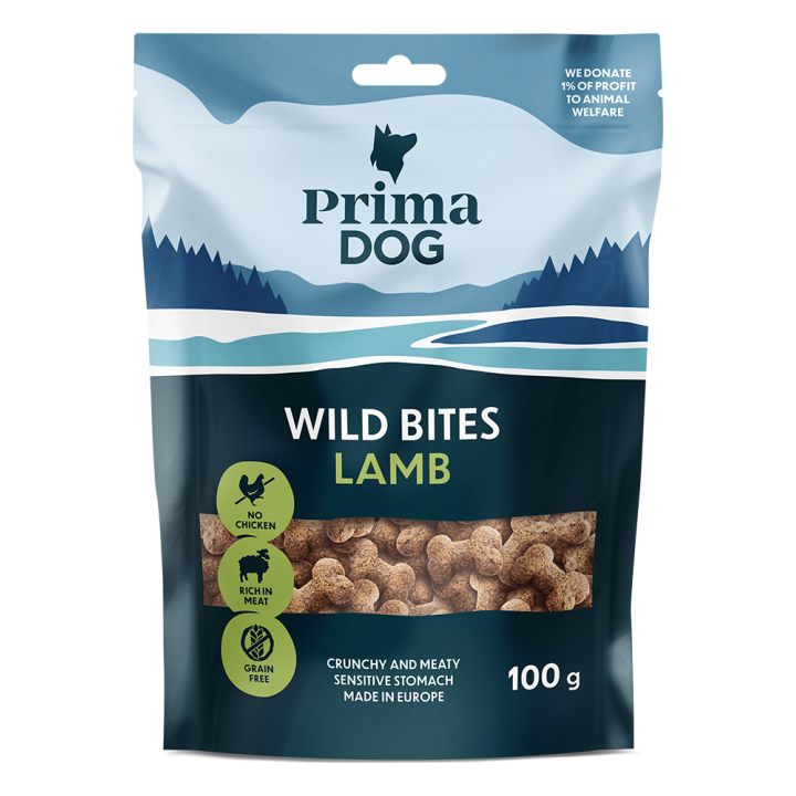 Prima Dog Wild Bites Lamm 100g