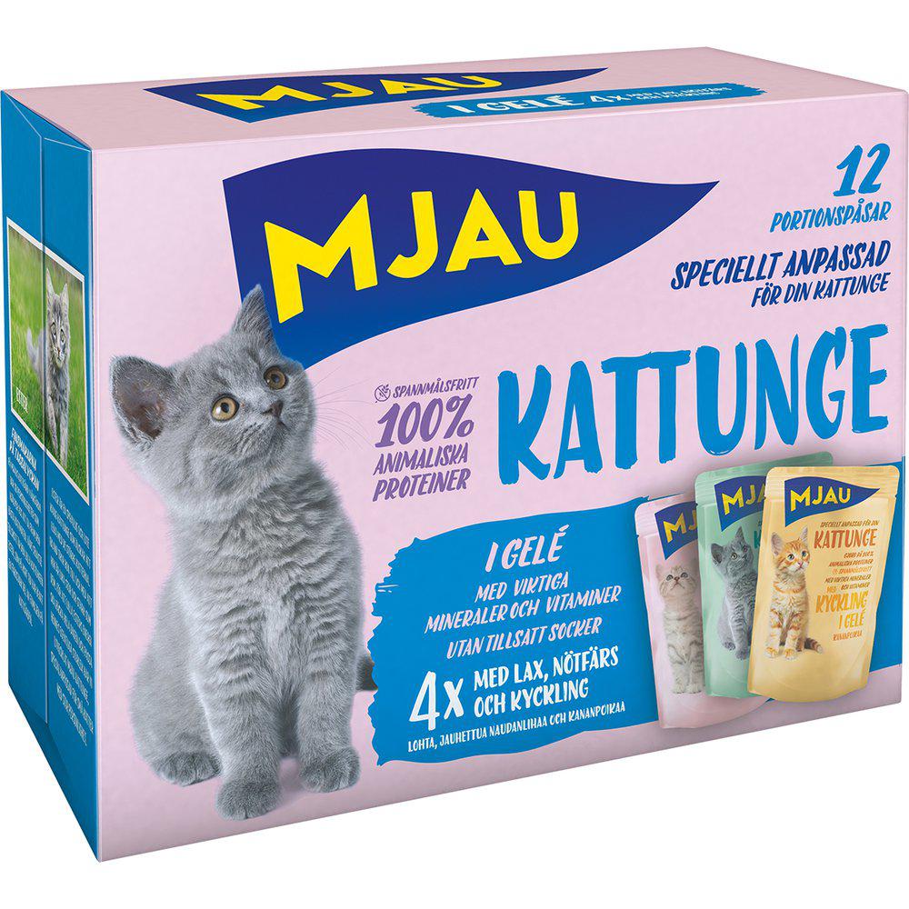 Mjau Multipack Kattunge 12x85 g x4