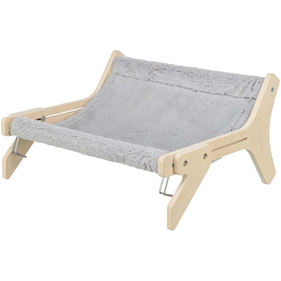 Hammock, trä obehandlad, 47 x 24 x 38 cm, grå