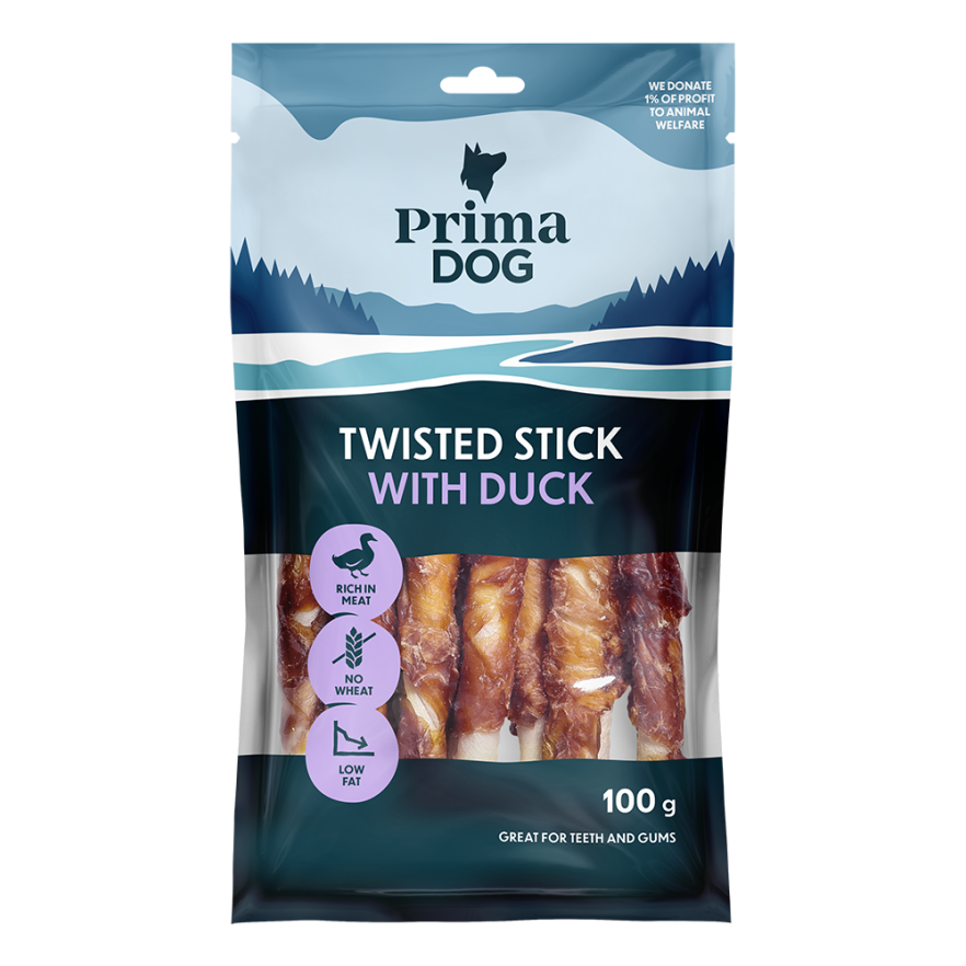 Prima Dog Tuggpinne med Anka 13cm