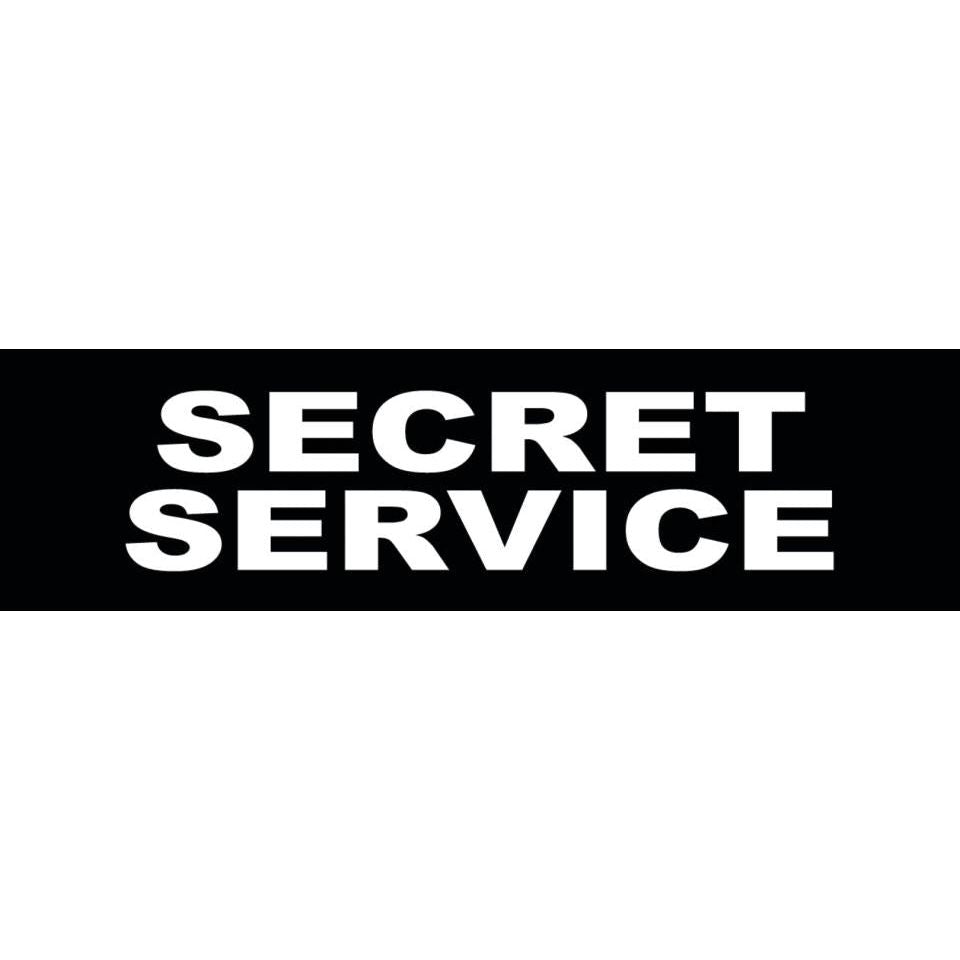 Julius-K9 fästbar etikett SECRET SERVICE
