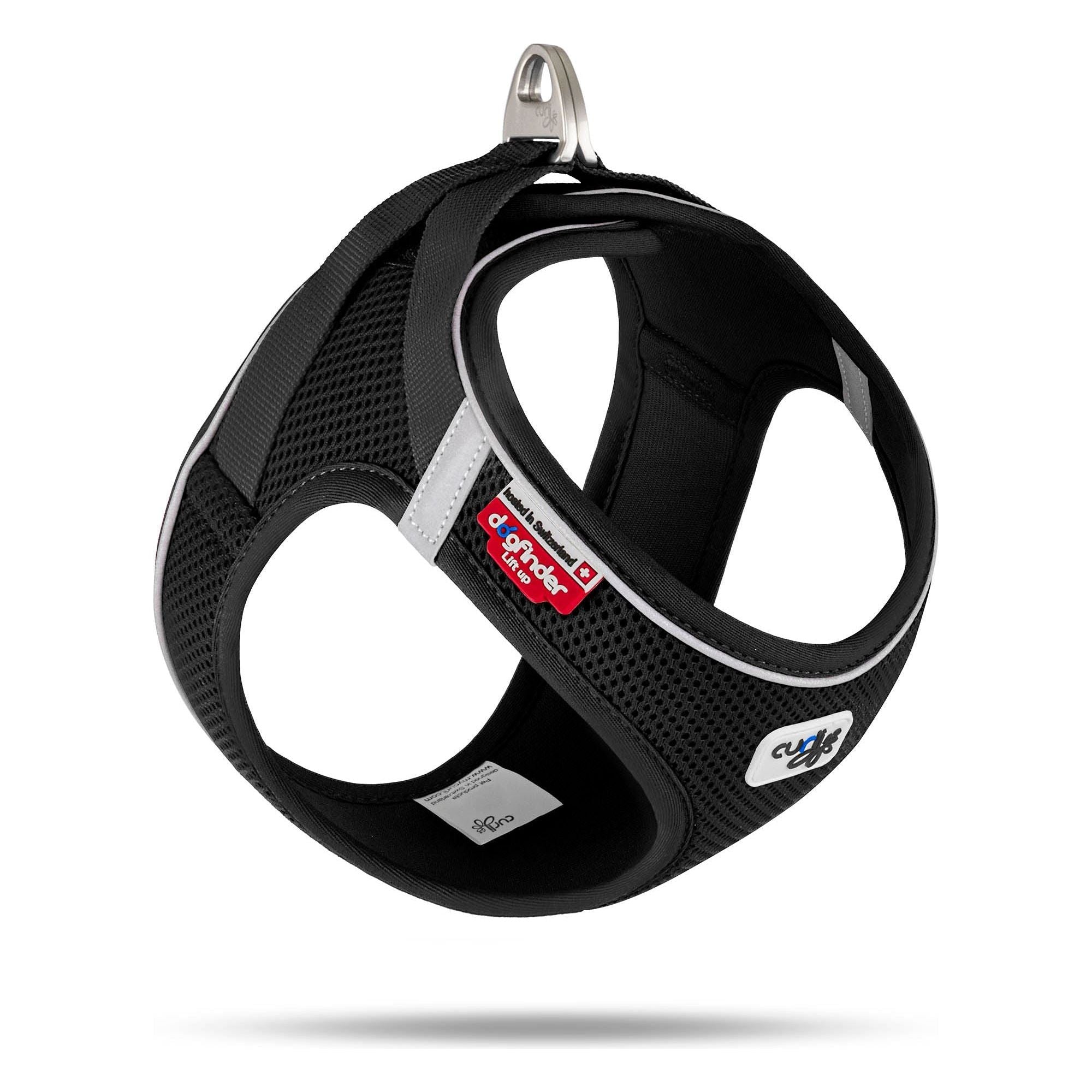 Magnetic Hundsele Väst Harness Air-Mesh Curli V2 Svart