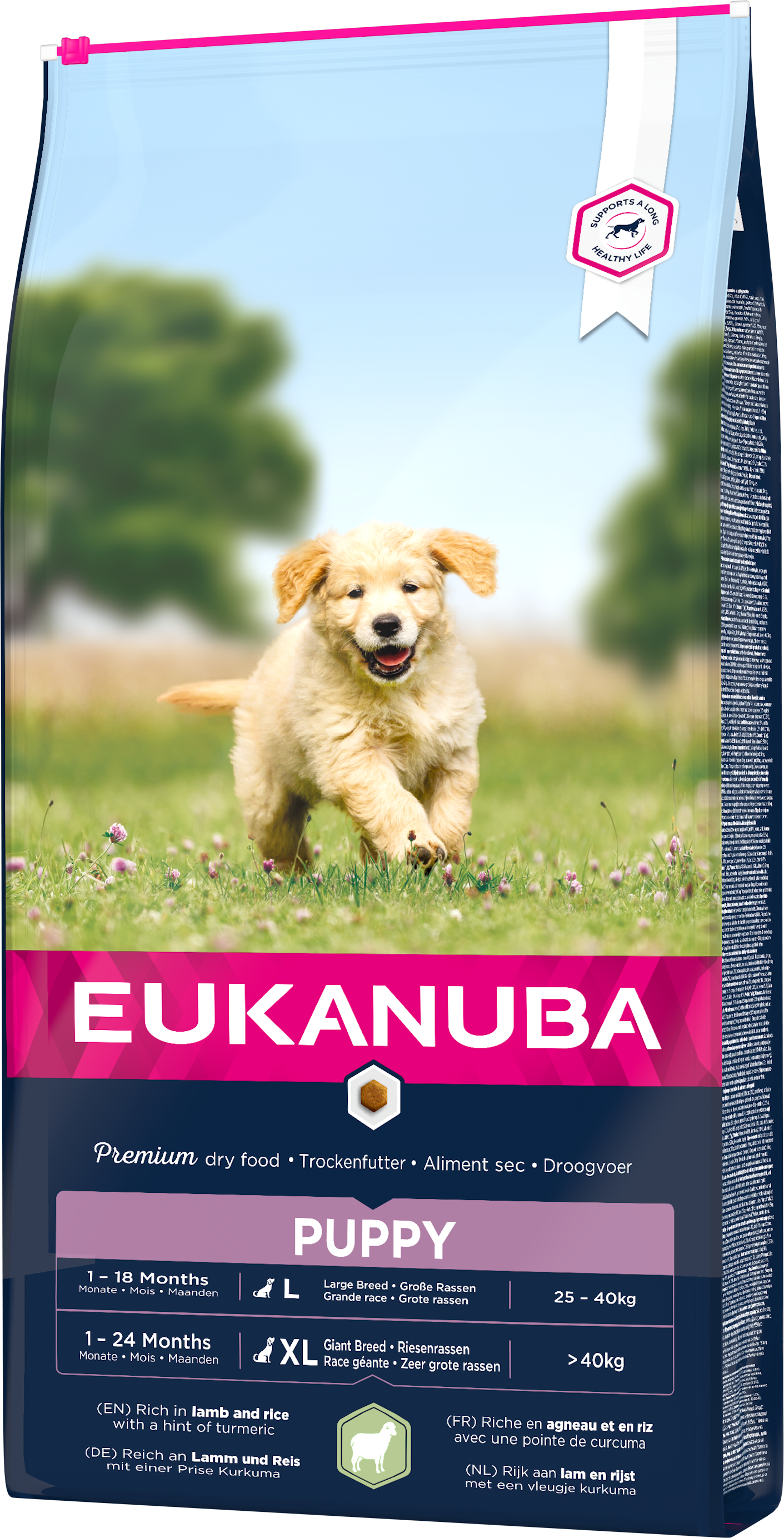 Eukanuba Dog Puppy Large Lamb & Rice - Torrdfoder Valp Stora Raser