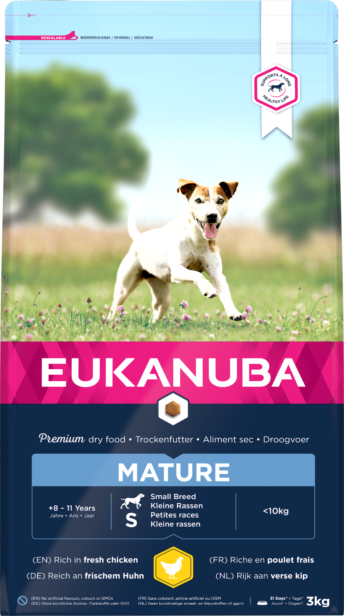 Eukanuba Dog Mature Small Fresh Chicken - Torrfoder Hund