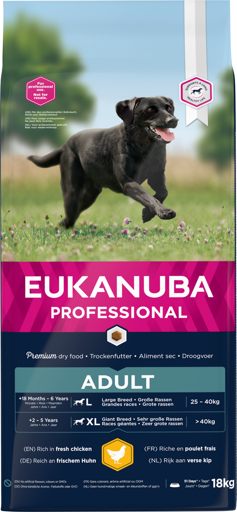 Eukanuba Dog Adult Large Fresh Chicken - Torrfoder Hund