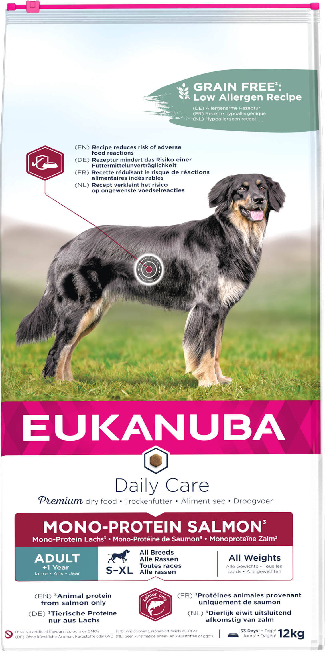 Eukanuba Dog Daily Care Mono- protein Salmon - Torrfoder Hund