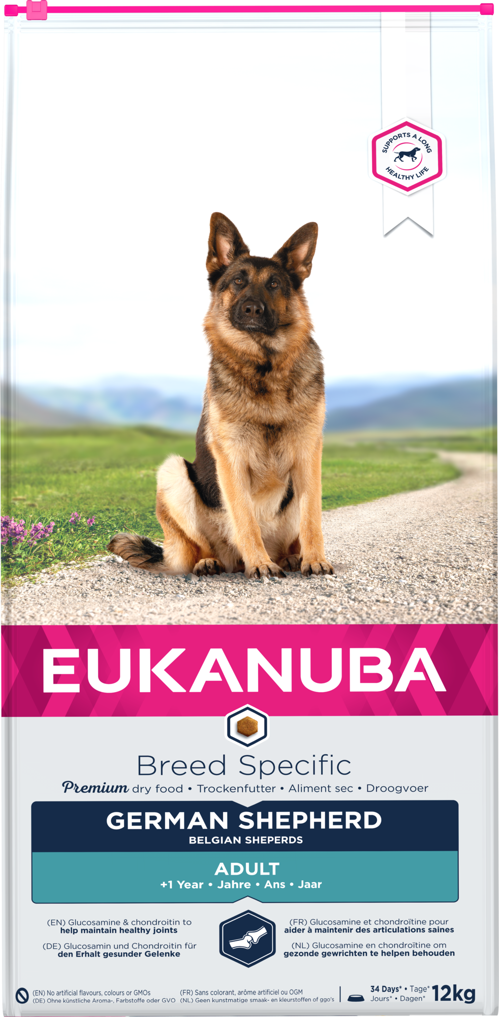 Eukanuba Dog German Shepherd Adult - Torrfoder Hund