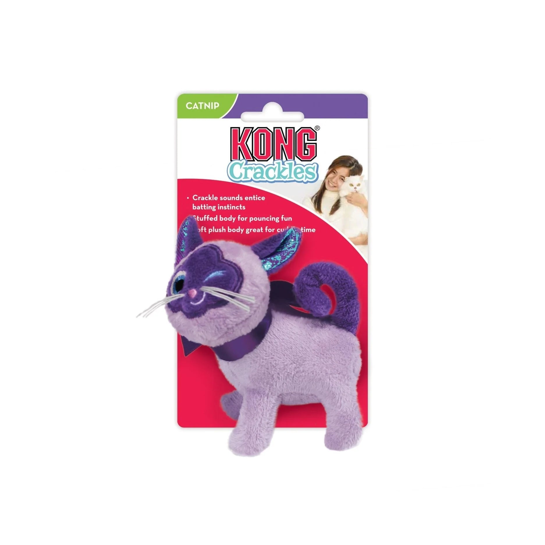 KONG Leksak Crackles Winkz Cat