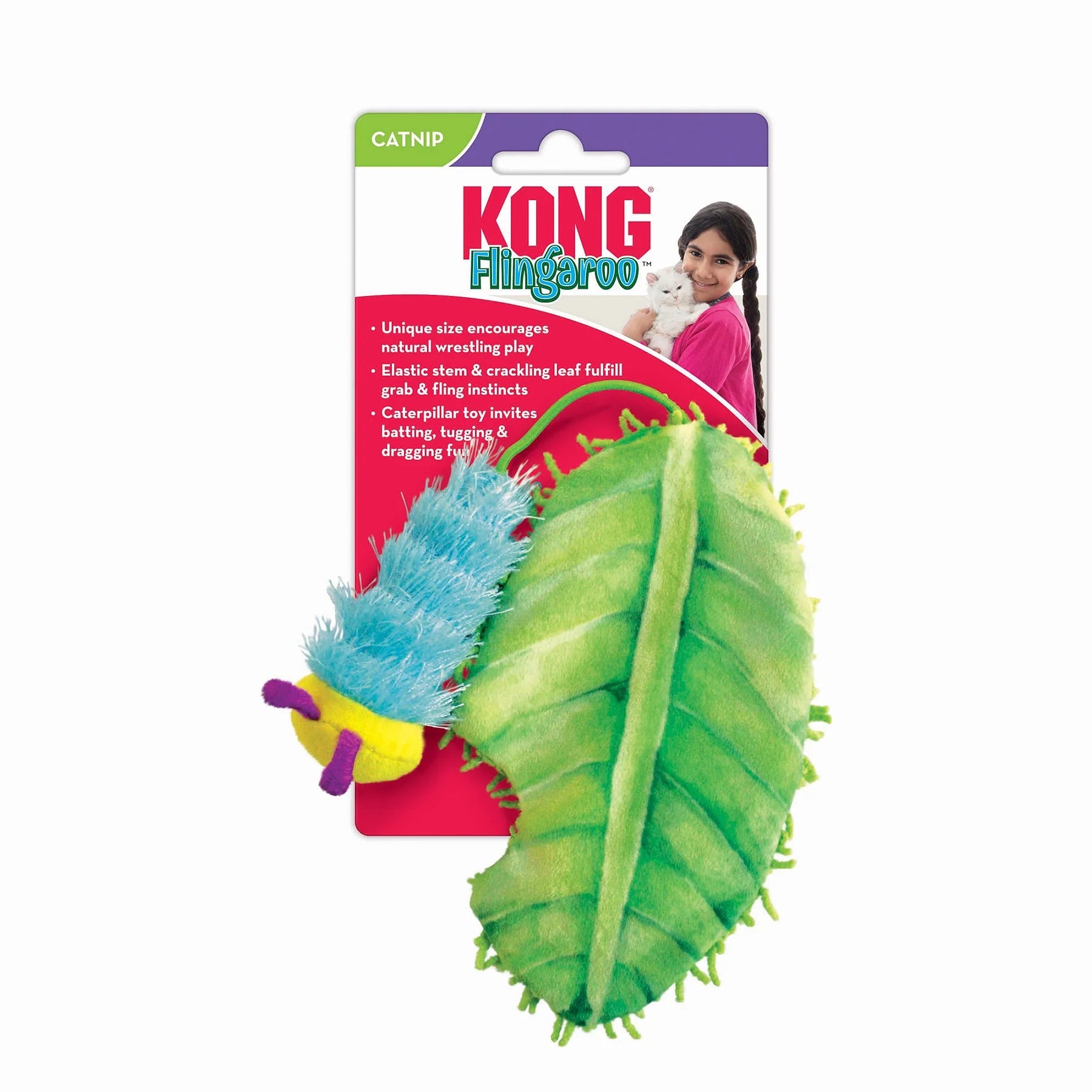 KONG Leksak Flingaroo CATerpillar