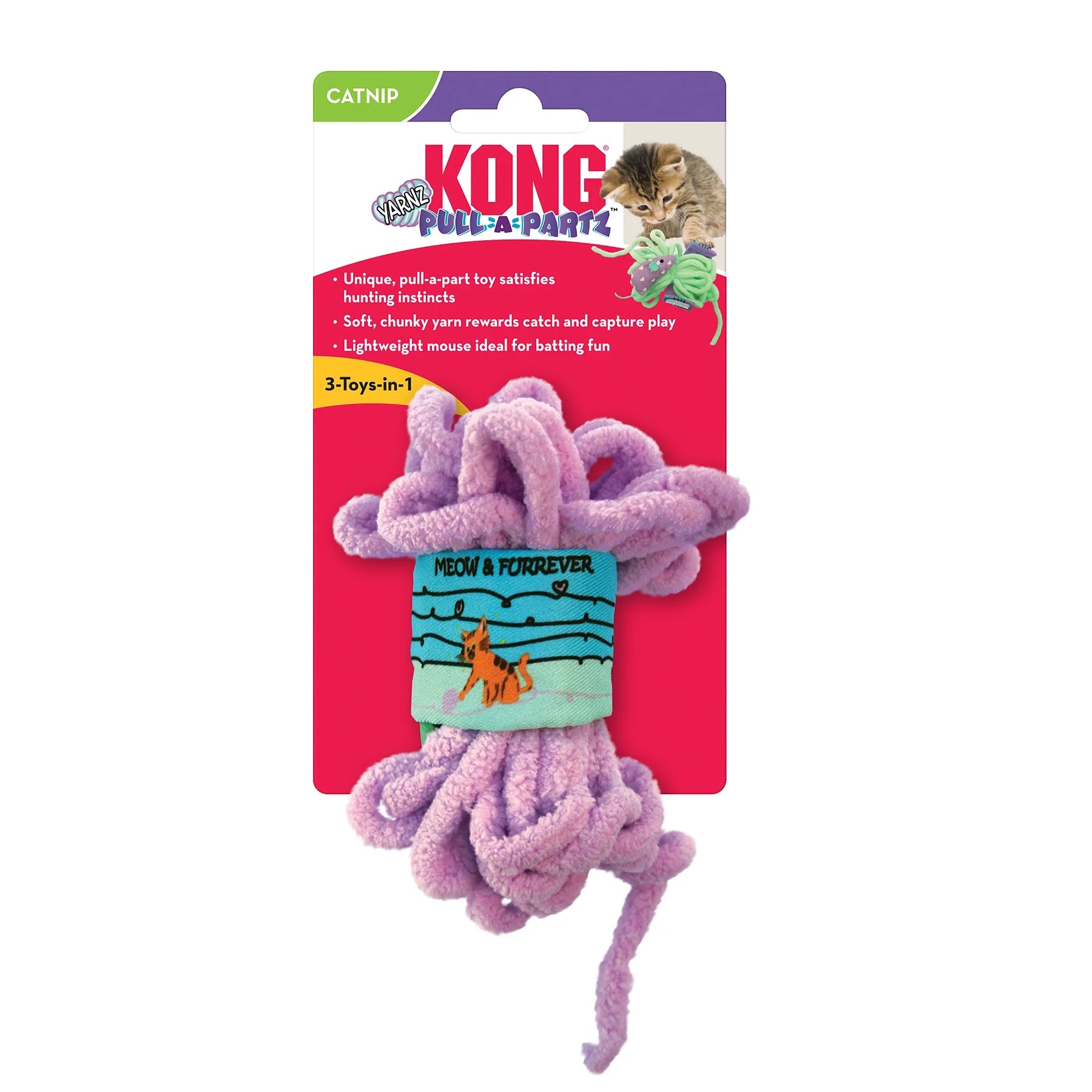 KONG Leksak Pull-A-Partz Yarnz