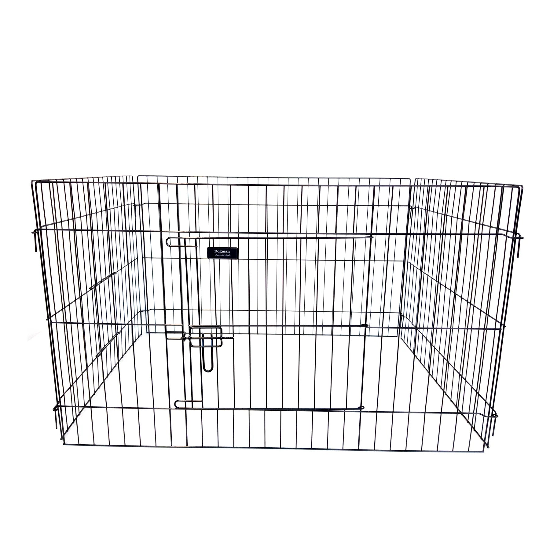 En lättmonterad rektangulär rasthage för smådjur som kaniner och valpar, med måtten 100x70 cm och en höjd på 60 cm. Enkel att sätta upp och flytta, passar inomhus och utomhus.
