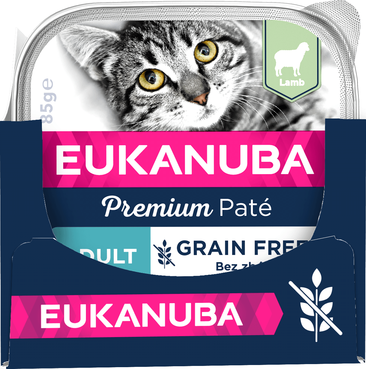 Eukanuba Cat Grain Free Adult Lamb Paté 85 x 12 st - Våtfoder Katt