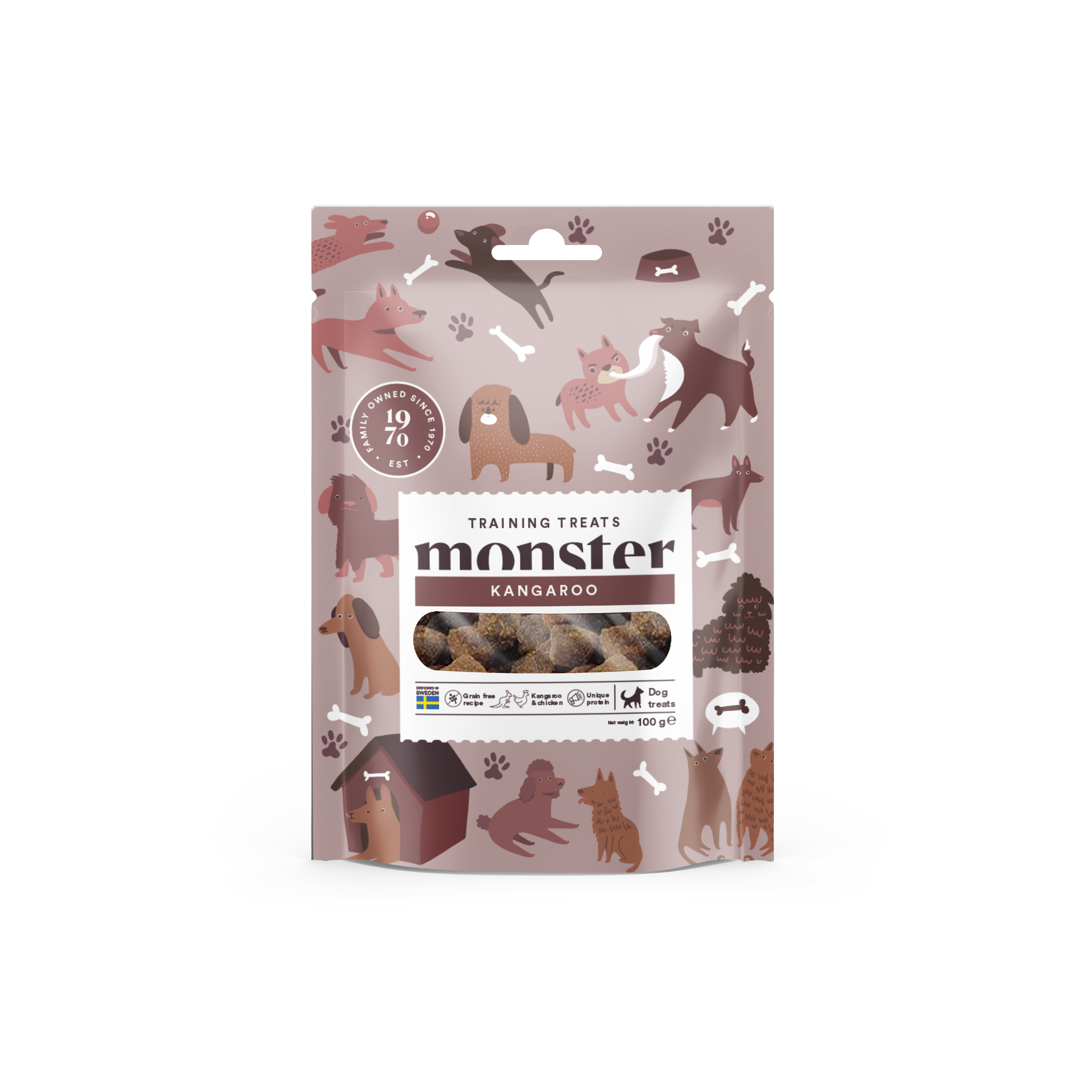 Monster Dog Training Treats Kangaroo 100 g