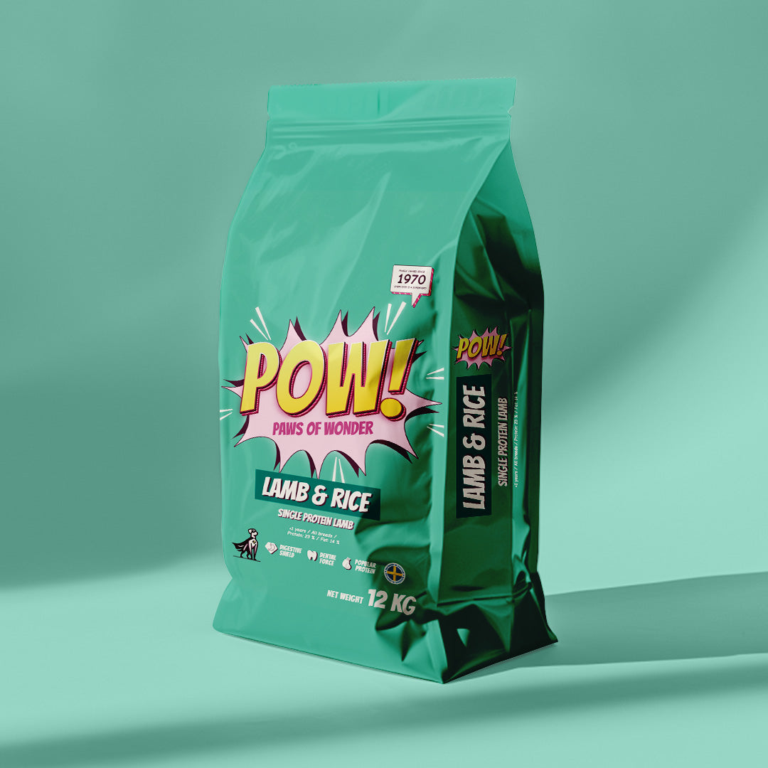 POW! Dog Adult Lamb & Rice - Torrfoder Hund