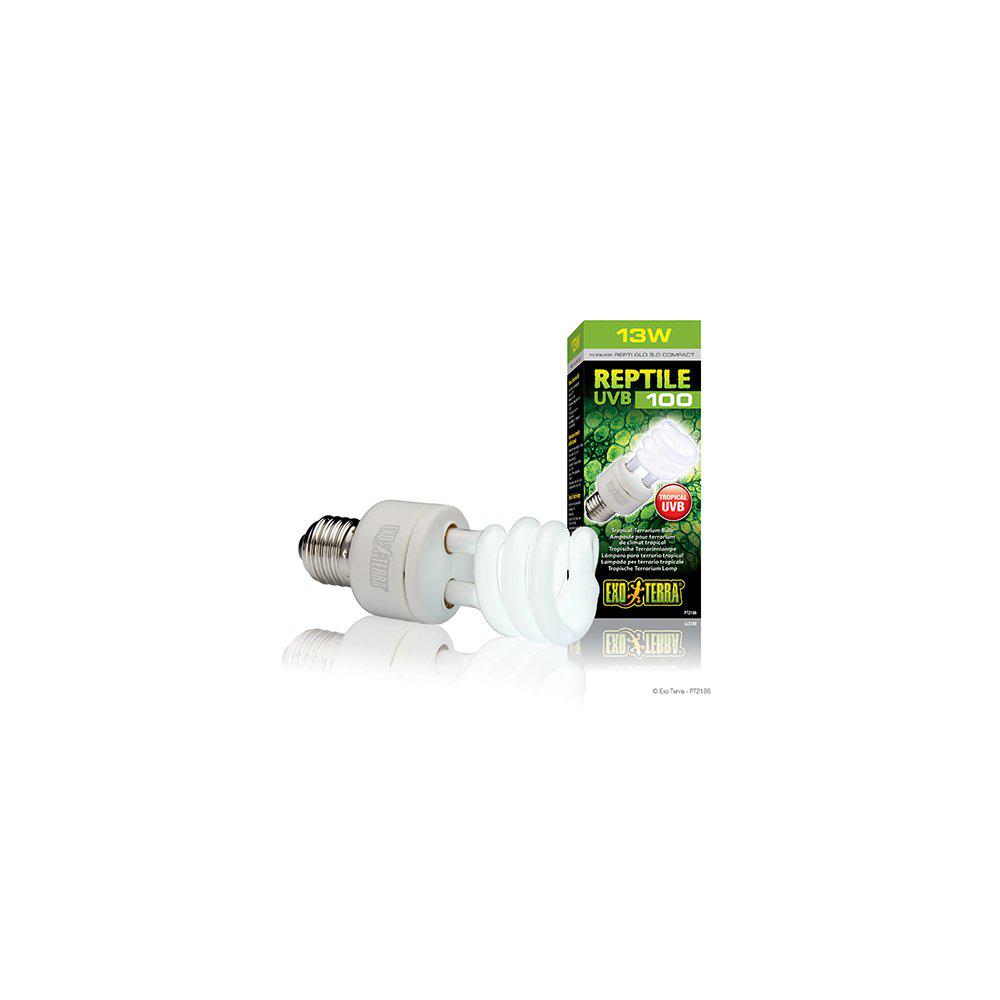 Reptile Uvb 100 Lysrörslampa E27 Exoterra