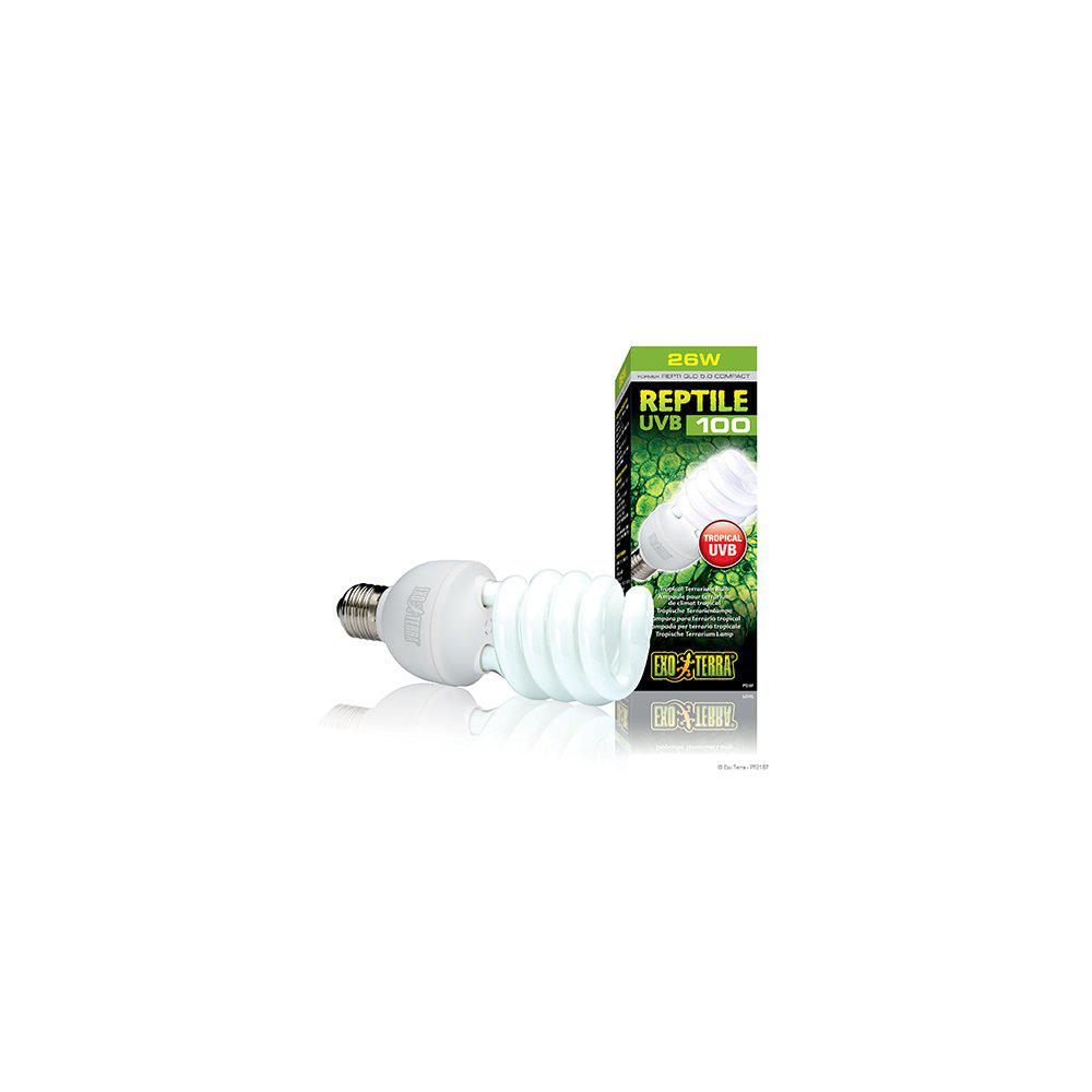 Reptile Uvb 100 Lysrörslampa E27 Exoterra