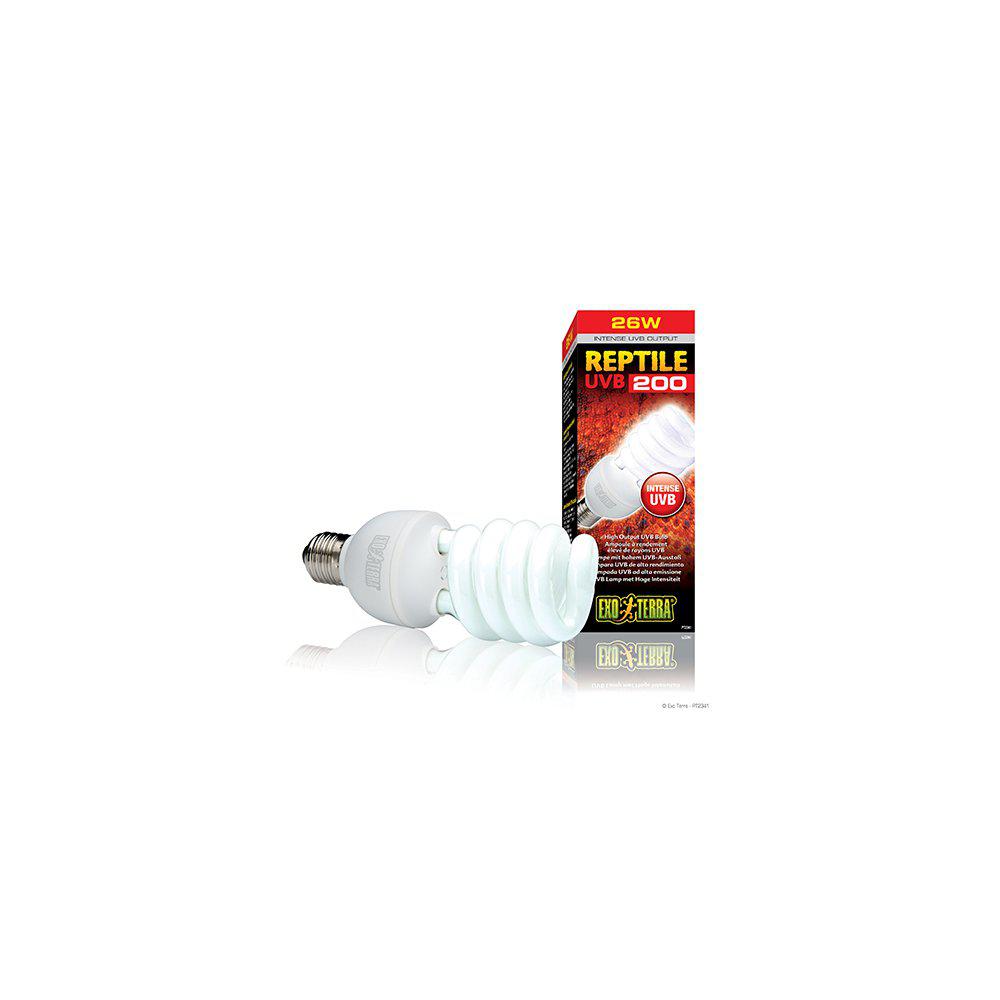 Reptile Uvb 200 Lysrörslampa E27 Exoterra