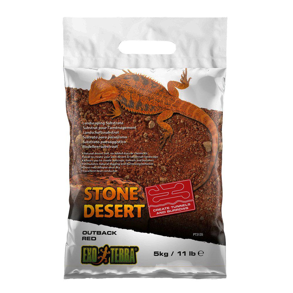 Stone Dessert Röd Grävsubstrat Exoterra