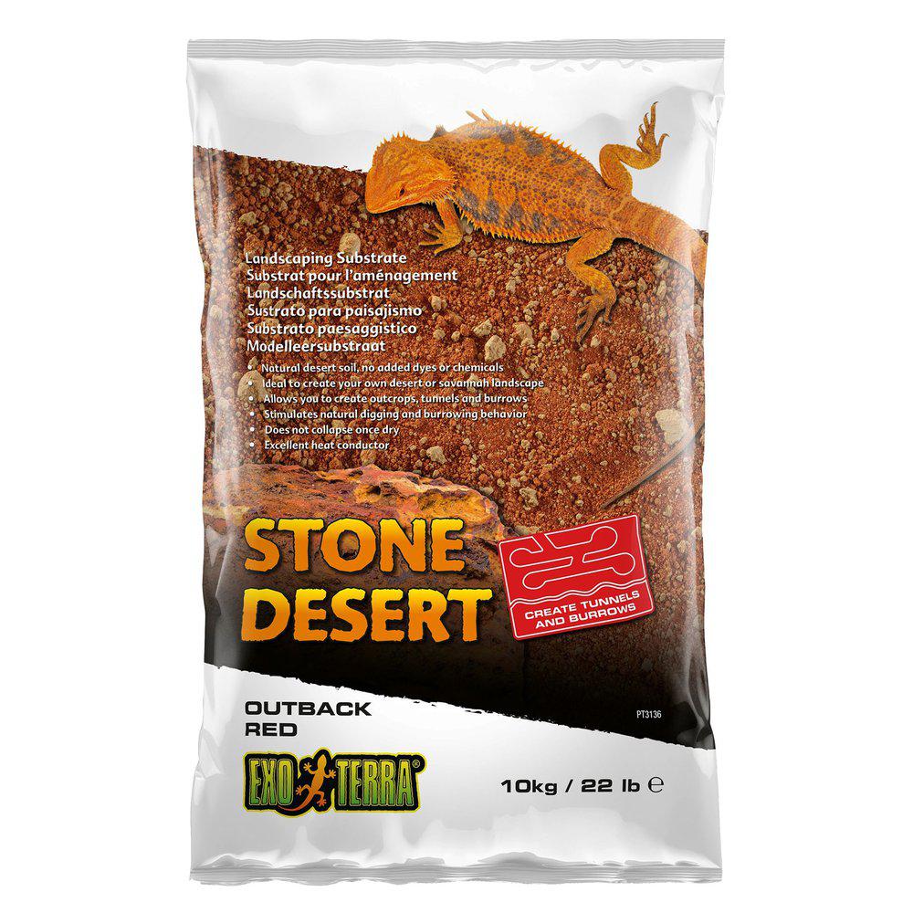 Stone Dessert Röd Grävsubstrat Exoterra