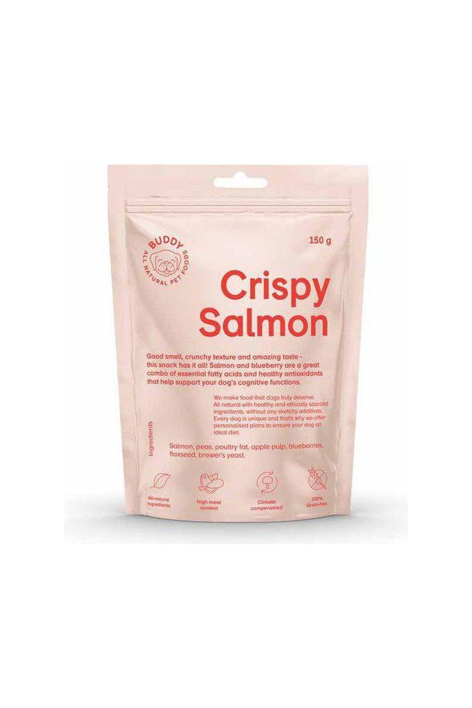 Buddy Crunchy Snack salmon & Blueberries 150g
