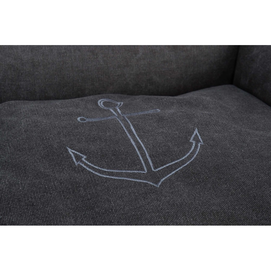 BE NORDIC Föhr bädd, rektangulär, 60 × 50 cm, svart