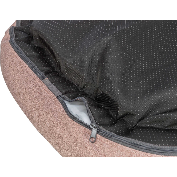 Felicia bädd, oval, 85 × 65 cm, rosa