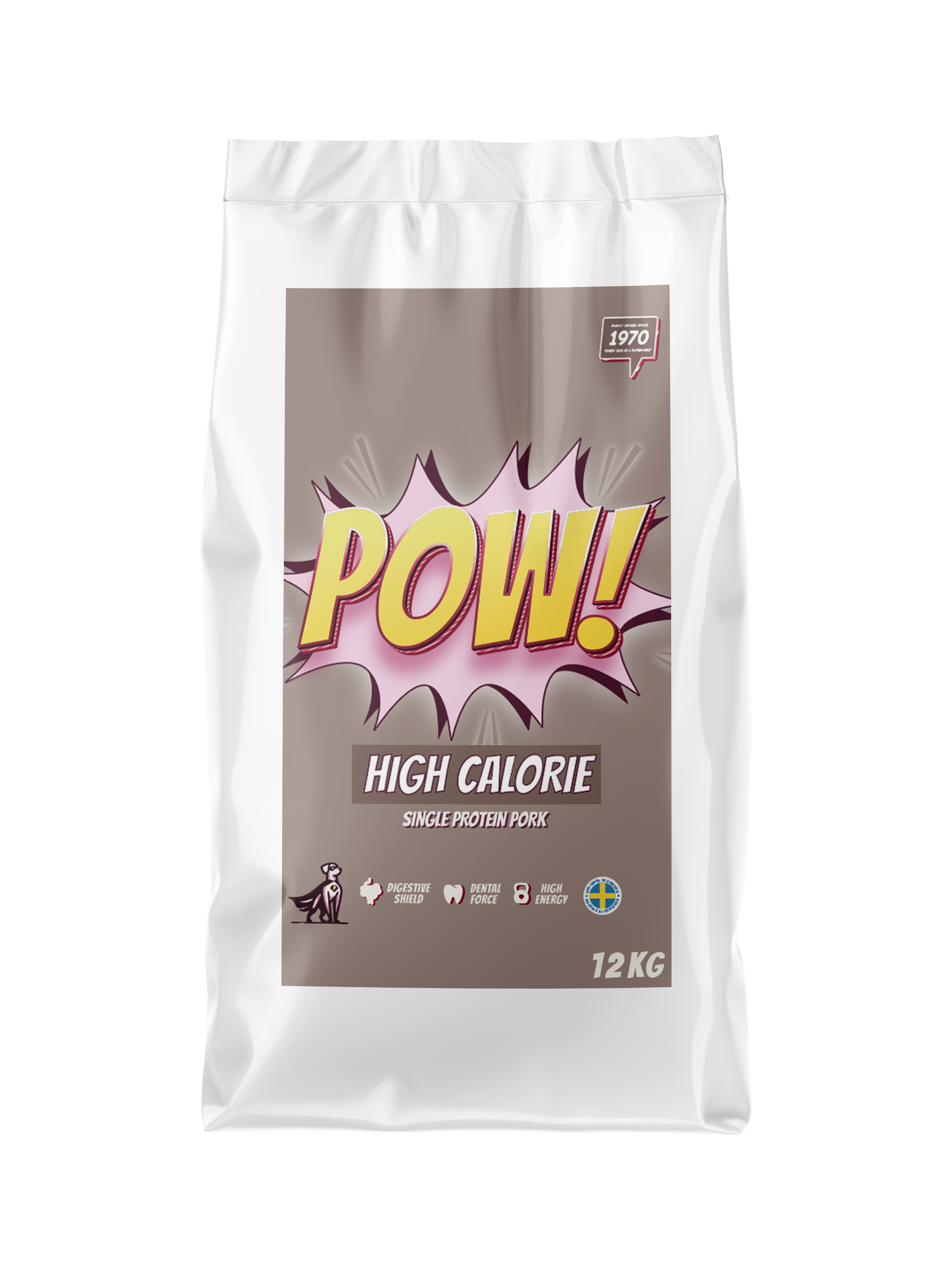 POW! Dog Super Power - Torrfoder Hund