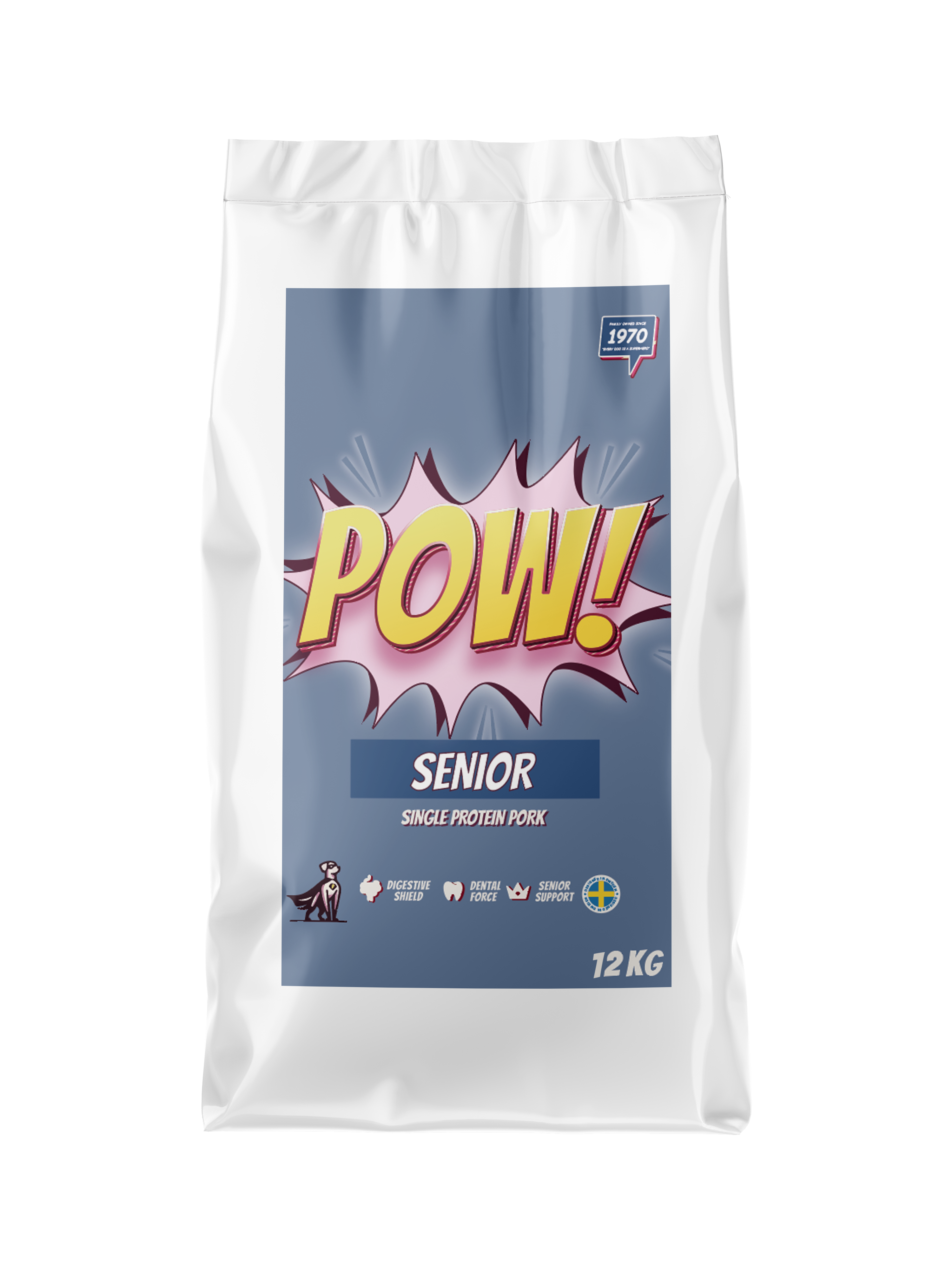 POW! Dog Senior - Torrfoder Hund