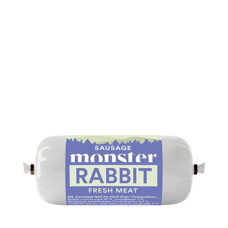 Monster Dog Sausage Rabbit 80 g x 28 korvar