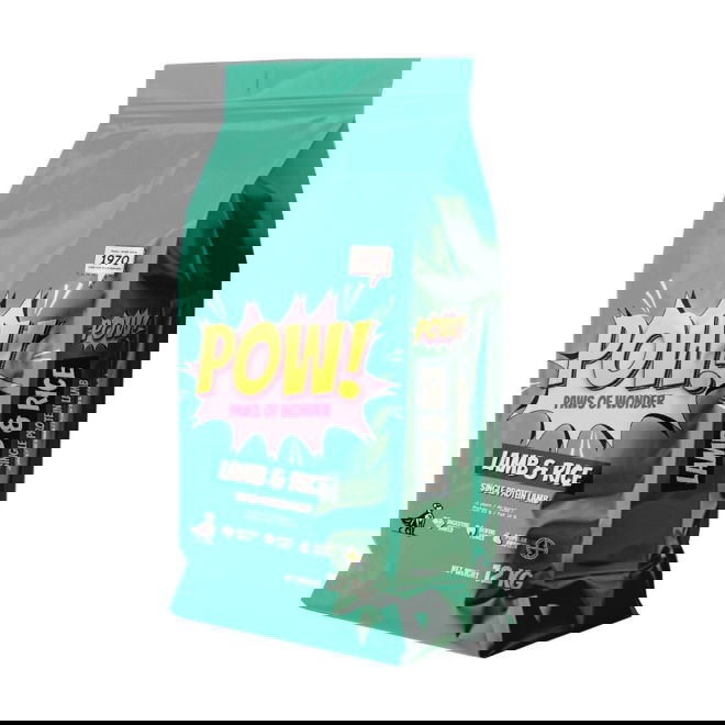 POW! Dog Adult Lamb & Rice - Torrfoder Hund